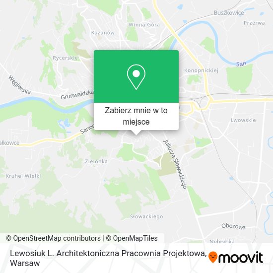 Mapa Lewosiuk L. Architektoniczna Pracownia Projektowa