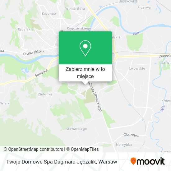 Mapa Twoje Domowe Spa Dagmara Jęczalik