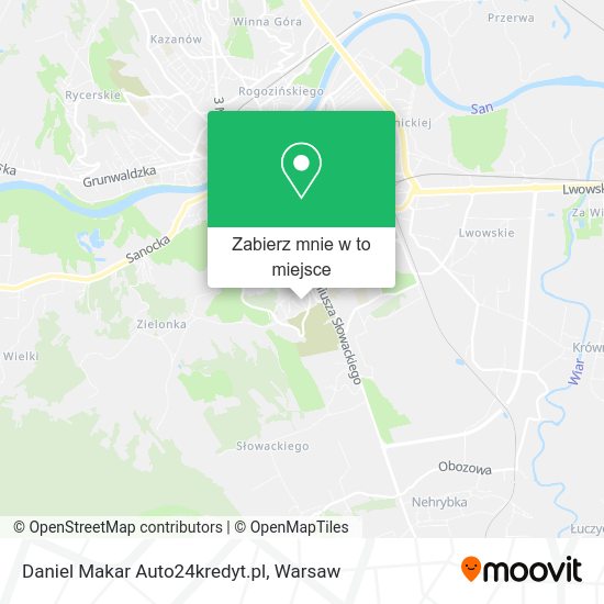 Mapa Daniel Makar Auto24kredyt.pl