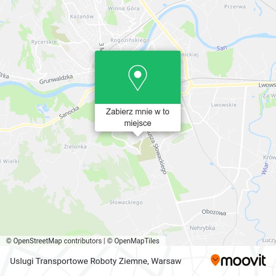 Mapa Uslugi Transportowe Roboty Ziemne