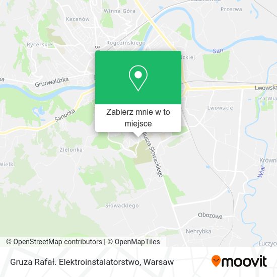 Mapa Gruza Rafał. Elektroinstalatorstwo