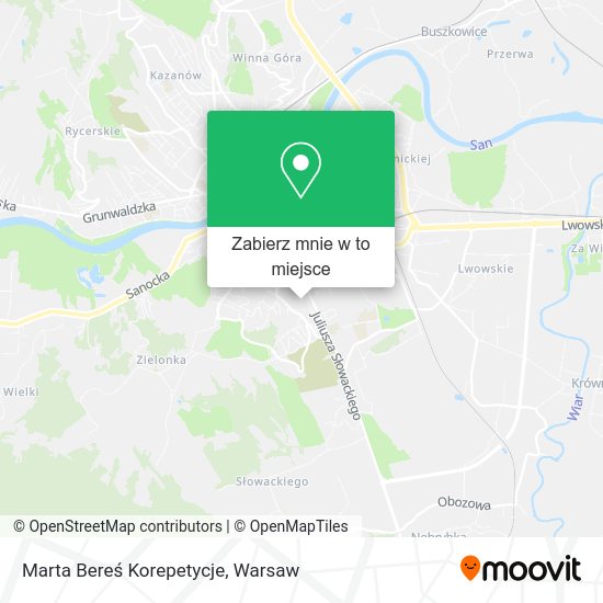 Mapa Marta Bereś Korepetycje