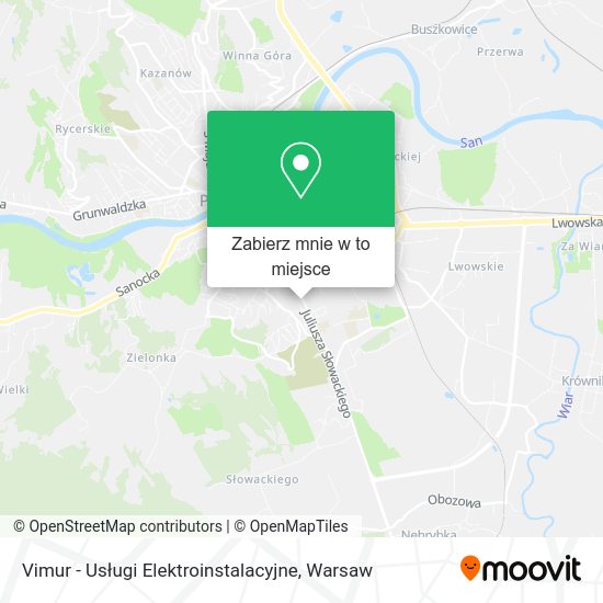 Mapa Vimur - Usługi Elektroinstalacyjne