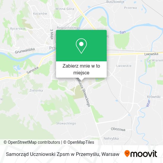 Mapa Samorząd Uczniowski Zpsm w Przemyślu