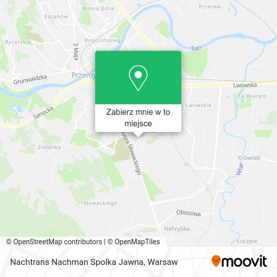 Mapa Nachtrans Nachman Spolka Jawna