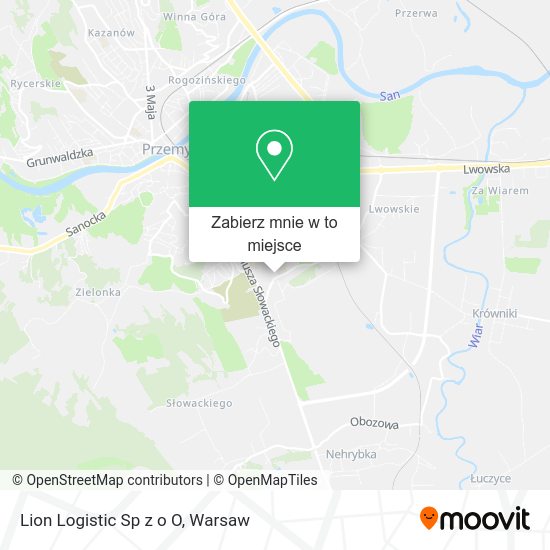 Mapa Lion Logistic Sp z o O