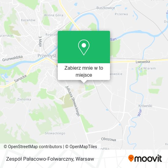 Mapa Zespół Pałacowo-Folwarczny