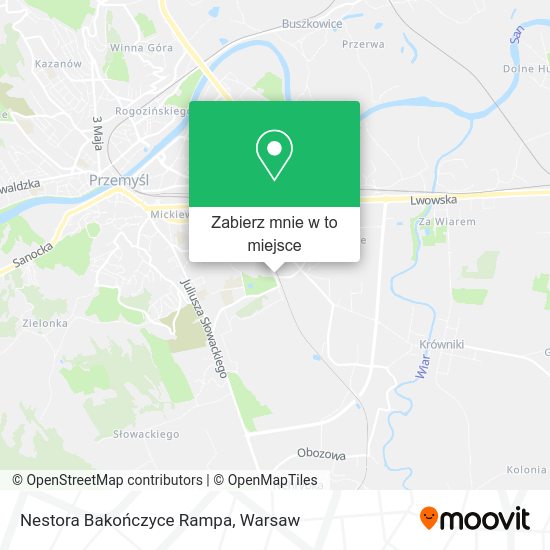 Mapa Nestora Bakończyce Rampa