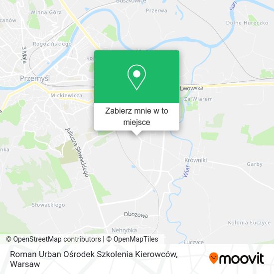 Mapa Roman Urban Ośrodek Szkolenia Kierowców