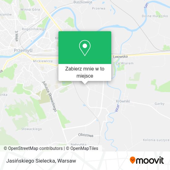 Mapa Jasińskiego Sielecka