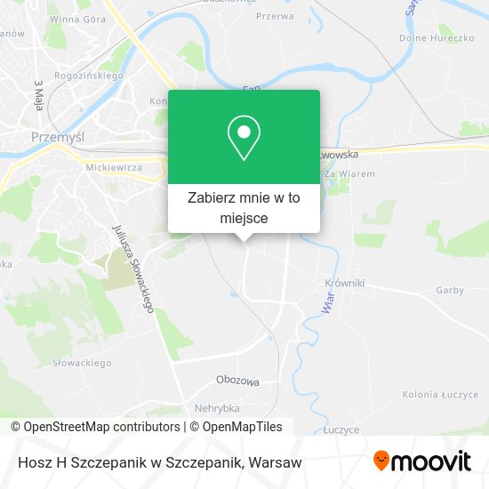 Mapa Hosz H Szczepanik w Szczepanik