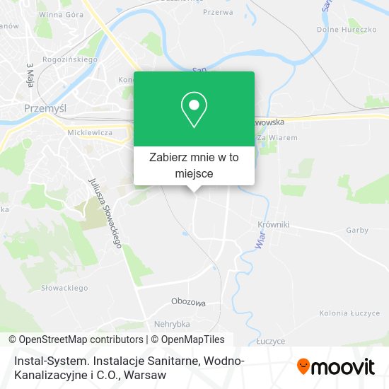 Mapa Instal-System. Instalacje Sanitarne, Wodno-Kanalizacyjne i C.O.