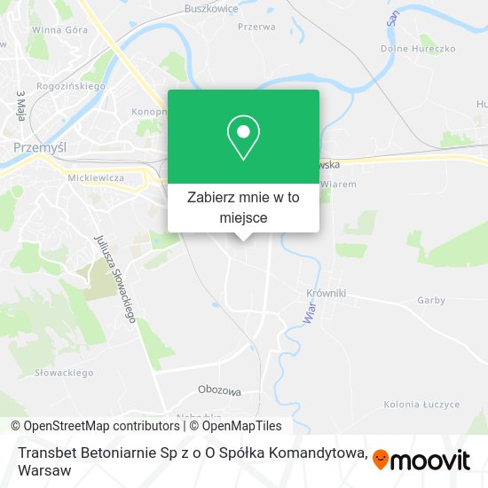 Mapa Transbet Betoniarnie Sp z o O Spółka Komandytowa