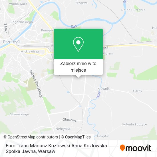 Mapa Euro Trans Mariusz Kozlowski Anna Kozlowska Spolka Jawna