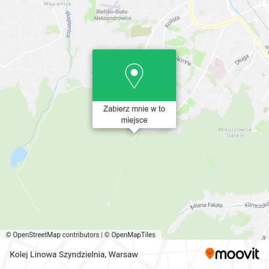 Mapa Kolej Linowa Szyndzielnia