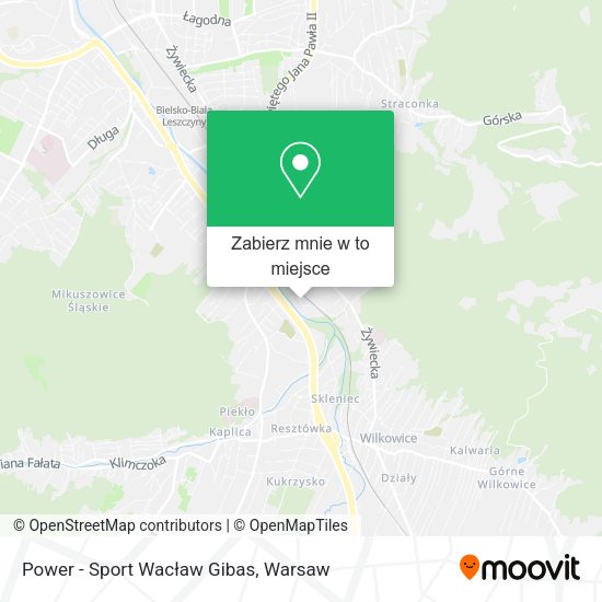 Mapa Power - Sport Wacław Gibas