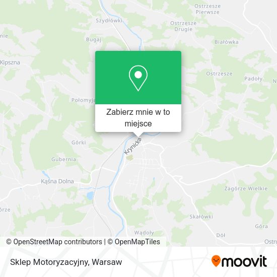 Mapa Sklep Motoryzacyjny