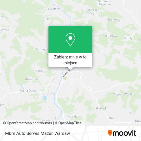 Mapa Mbm Auto Serwis Mazur