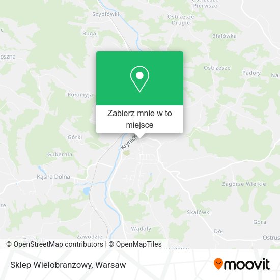 Mapa Sklep Wielobranżowy