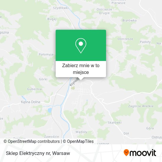 Mapa Sklep Elektryczny nr