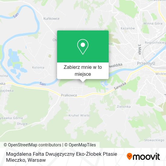 Mapa Magdalena Fałta Dwujęzyczny Eko-Żłobek Ptasie Mleczko