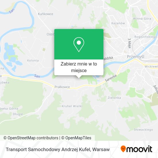 Mapa Transport Samochodowy Andrzej Kufel