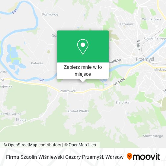 Mapa Firma Szaolin Wiśniewski Cezary Przemyśl