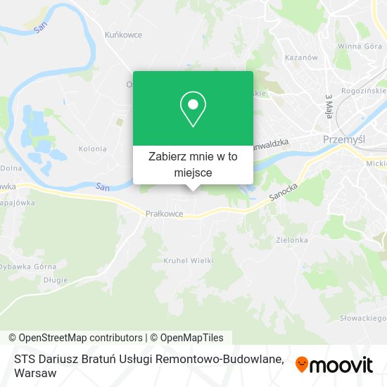 Mapa STS Dariusz Bratuń Usługi Remontowo-Budowlane