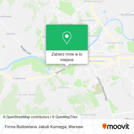 Mapa Firma Budowlana Jakub Kumięga