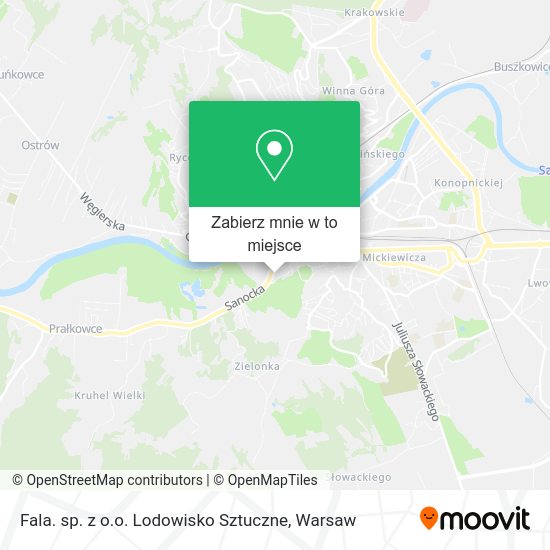 Mapa Fala. sp. z o.o. Lodowisko Sztuczne