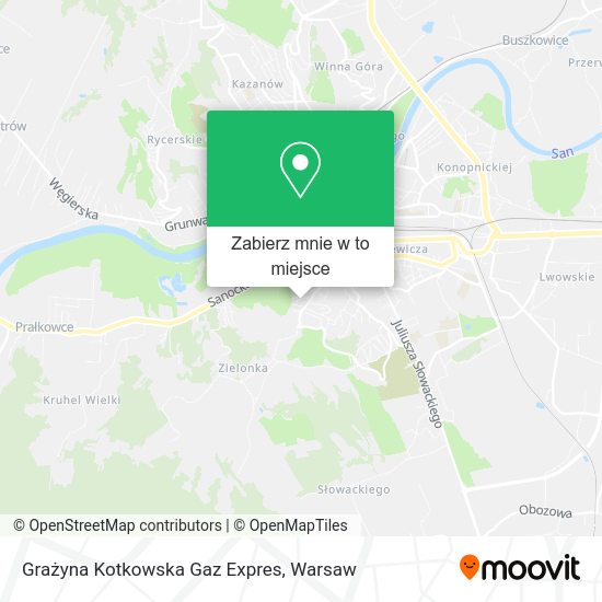 Mapa Grażyna Kotkowska Gaz Expres