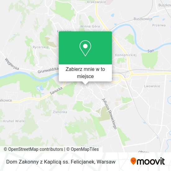 Mapa Dom Zakonny z Kaplicą ss. Felicjanek