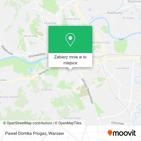 Mapa Paweł Domka Progaz