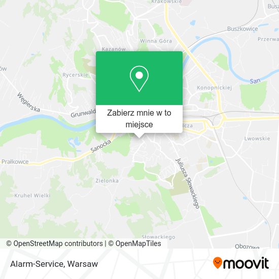 Mapa Alarm-Service