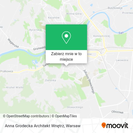 Mapa Anna Grodecka Architekt Wnętrz