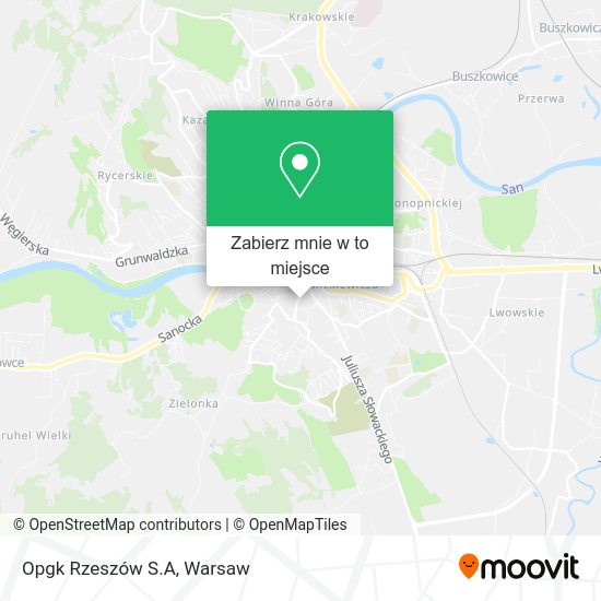 Mapa Opgk Rzeszów S.A