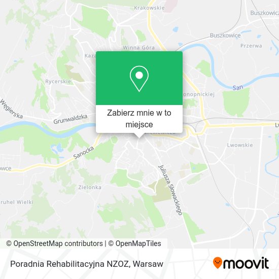 Mapa Poradnia Rehabilitacyjna NZOZ