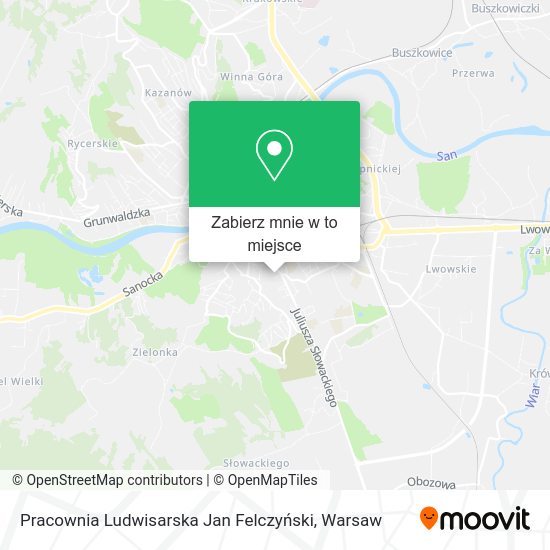 Mapa Pracownia Ludwisarska Jan Felczyński