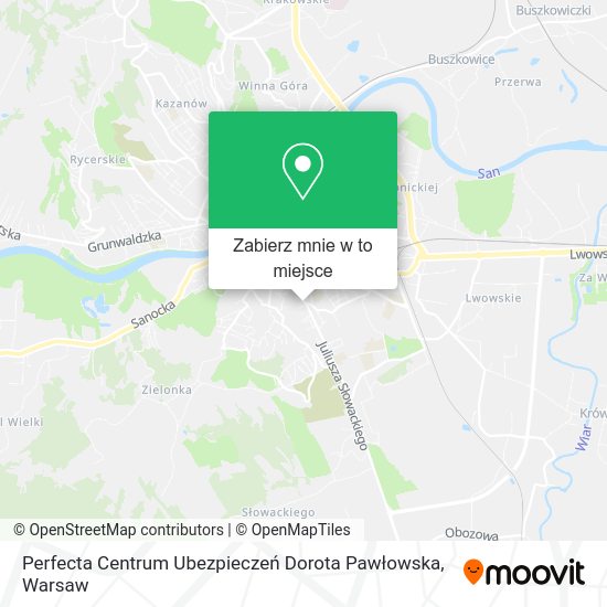 Mapa Perfecta Centrum Ubezpieczeń Dorota Pawłowska