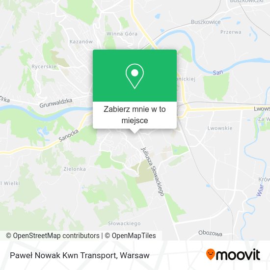 Mapa Paweł Nowak Kwn Transport