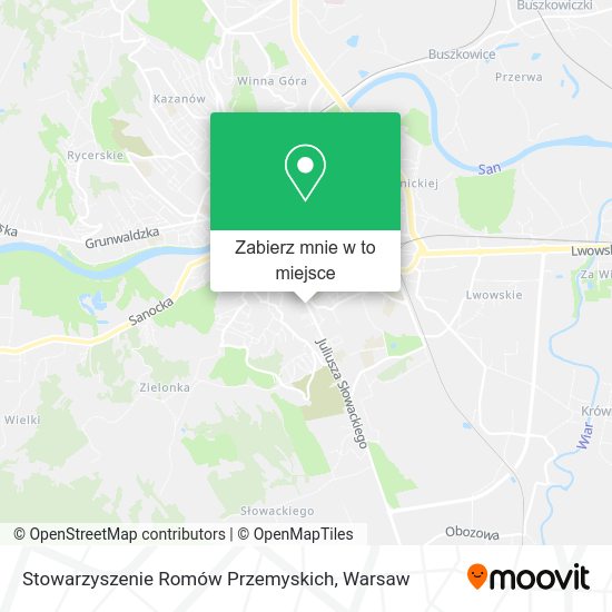 Mapa Stowarzyszenie Romów Przemyskich