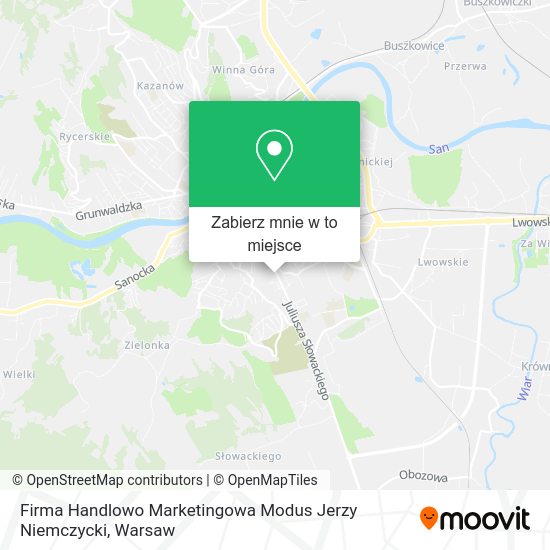 Mapa Firma Handlowo Marketingowa Modus Jerzy Niemczycki