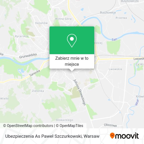 Mapa Ubezpieczenia As Paweł Szczurkowski