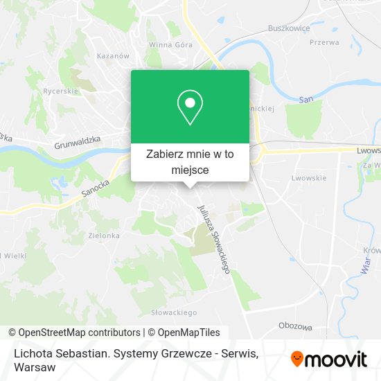 Mapa Lichota Sebastian. Systemy Grzewcze - Serwis