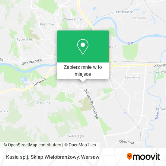 Mapa Kasia sp.j. Sklep Wielobranżowy