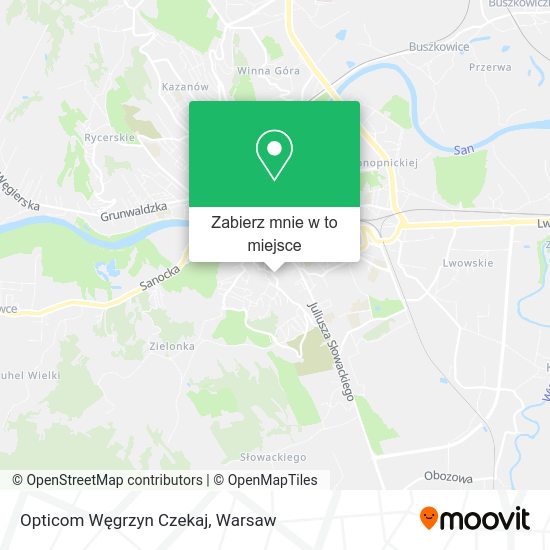 Mapa Opticom Węgrzyn Czekaj