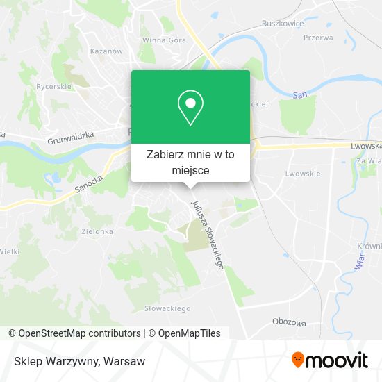 Mapa Sklep Warzywny