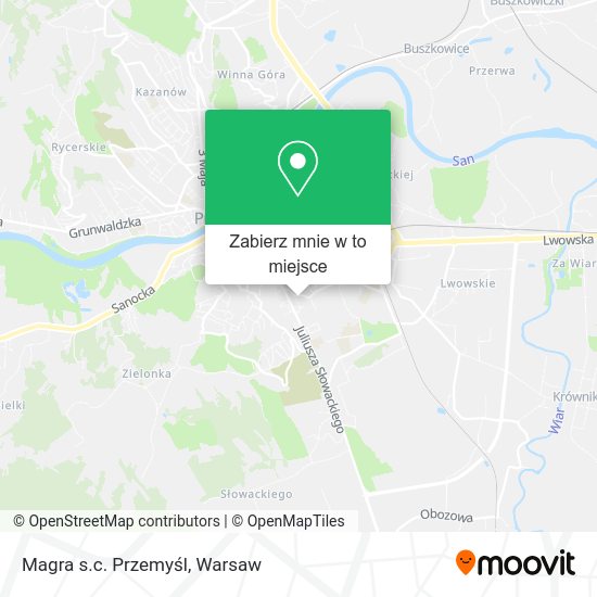 Mapa Magra s.c. Przemyśl