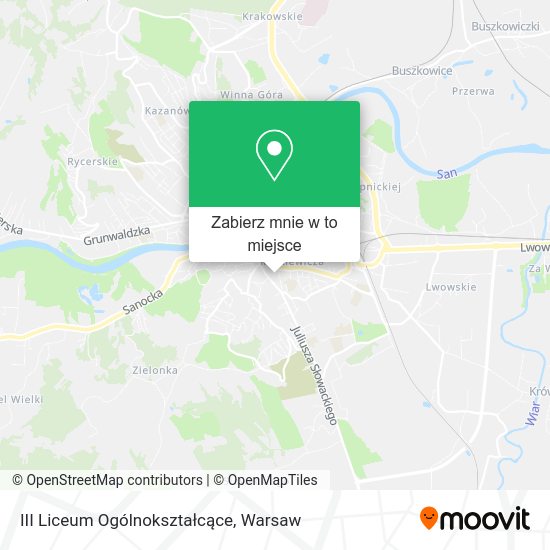 Mapa III Liceum Ogólnokształcące