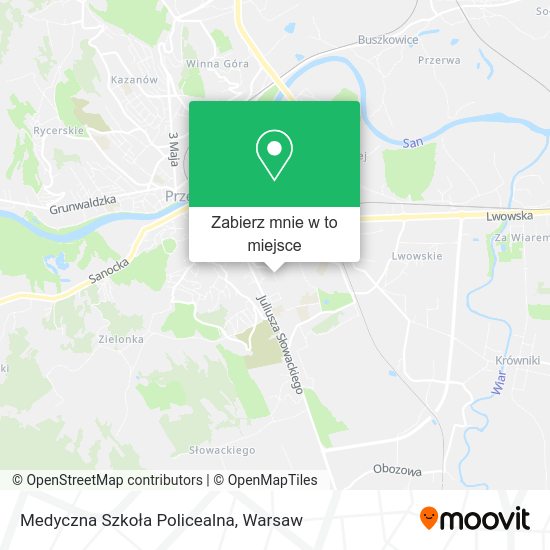 Mapa Medyczna Szkoła Policealna